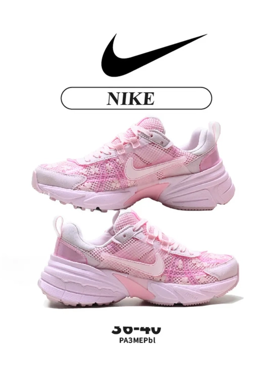 NIKEE V2K — ayollar qizlar krossovkasi, kundalik yurish va fitnes sifatli karopkali