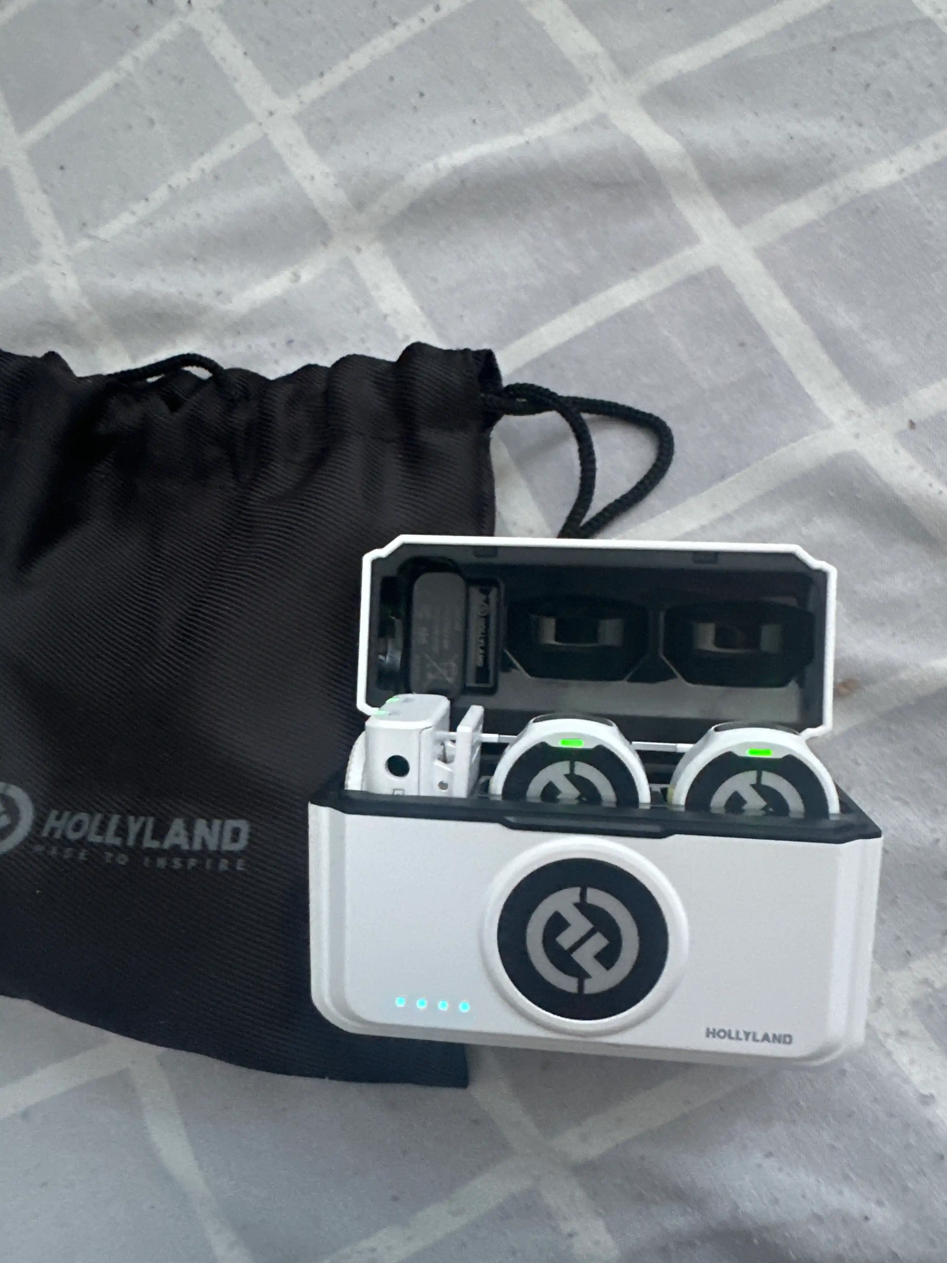 Микрофон петличка Hollyland Lark M2 Combo, для записи звука 40 часов iPhone Android TYPE-C