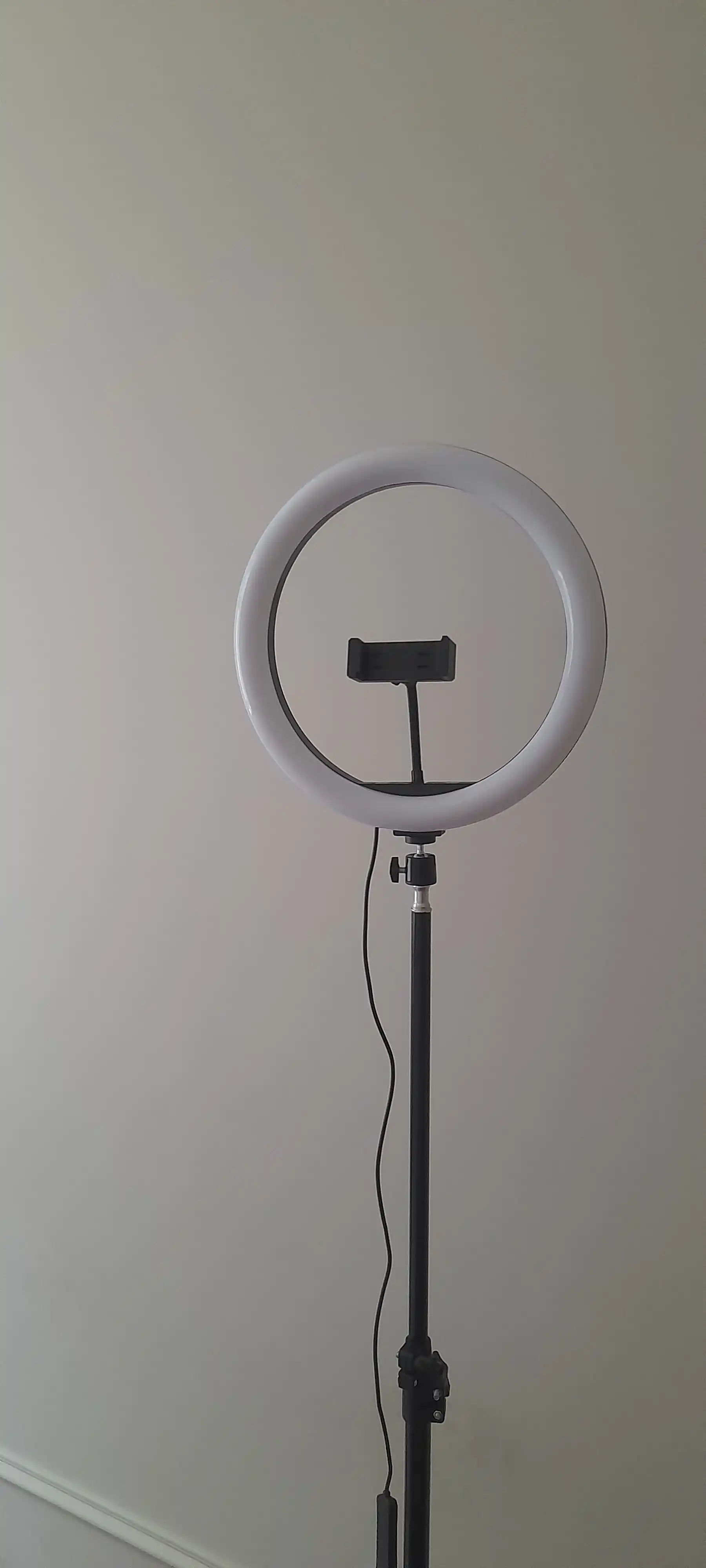 VIZON halqasimon lampasi, telefon lampasi bilan shtativ