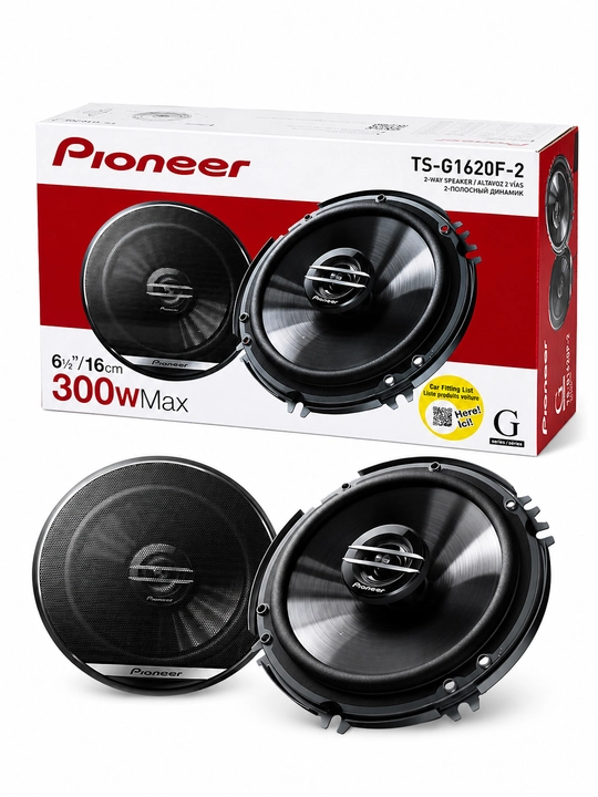 Avtomobil karnayi Pioneer TS-G1620F-2, 16 sm 2 yo'lli dinamik, 300W
