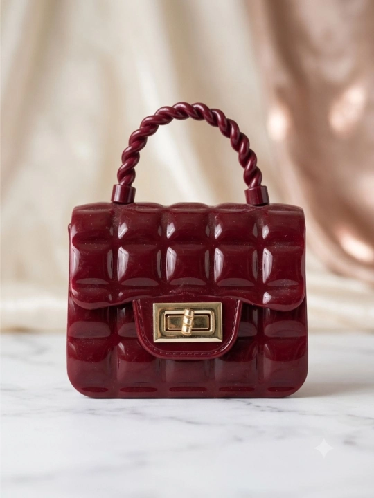 Qizaloqlar uchun yoqimtoy mini-sumkacha, bolalar aksessuari, yorqin bezakli - 