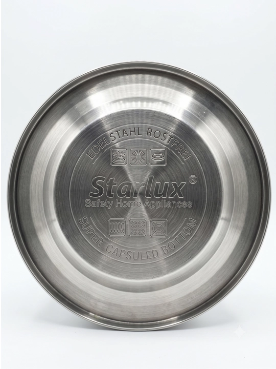 Современный, прочный металлический чайник Starlux с двойным дном 3L