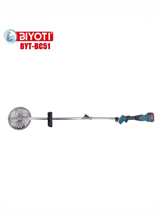 Akkumulyatorli cho'tkasiz o't o'rgich trimmer BIYOTI BYT-BC51 1200W, 6500 ayl/daq