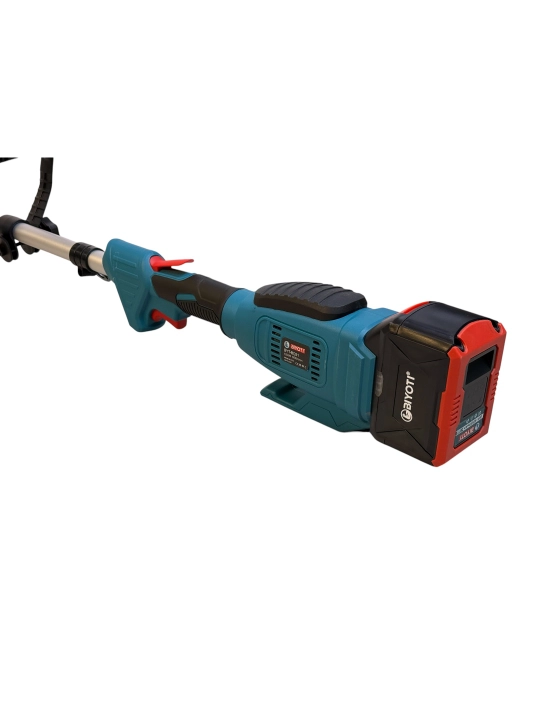Akkumulyatorli cho'tkasiz o't o'rgich trimmer BIYOTI BYT-BC51 1200W, 6500 ayl/daq
