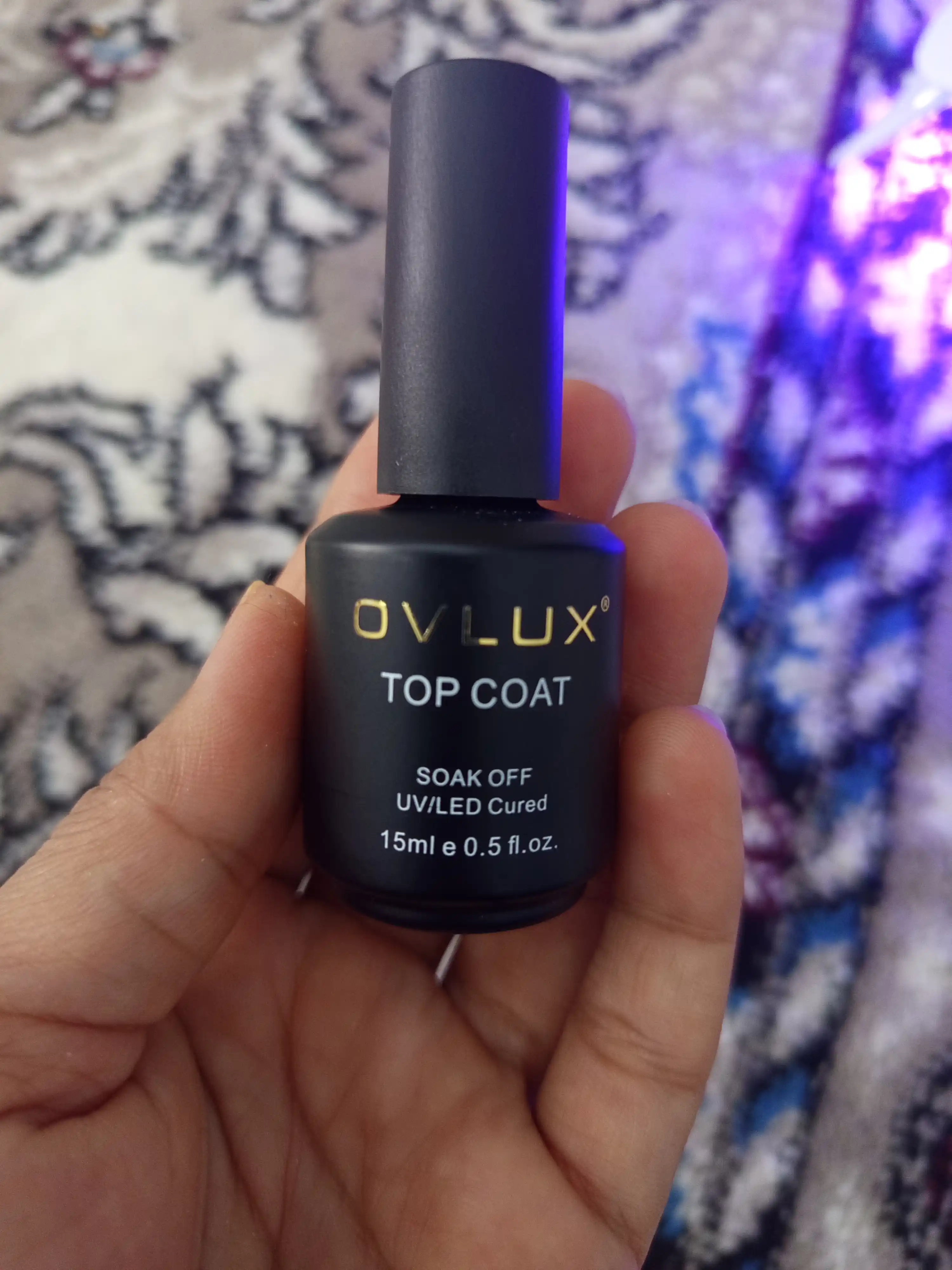 Tirnoqlar uchun baza qoplami, asos baza va rangsiz top, OVLUX, 15 ml
