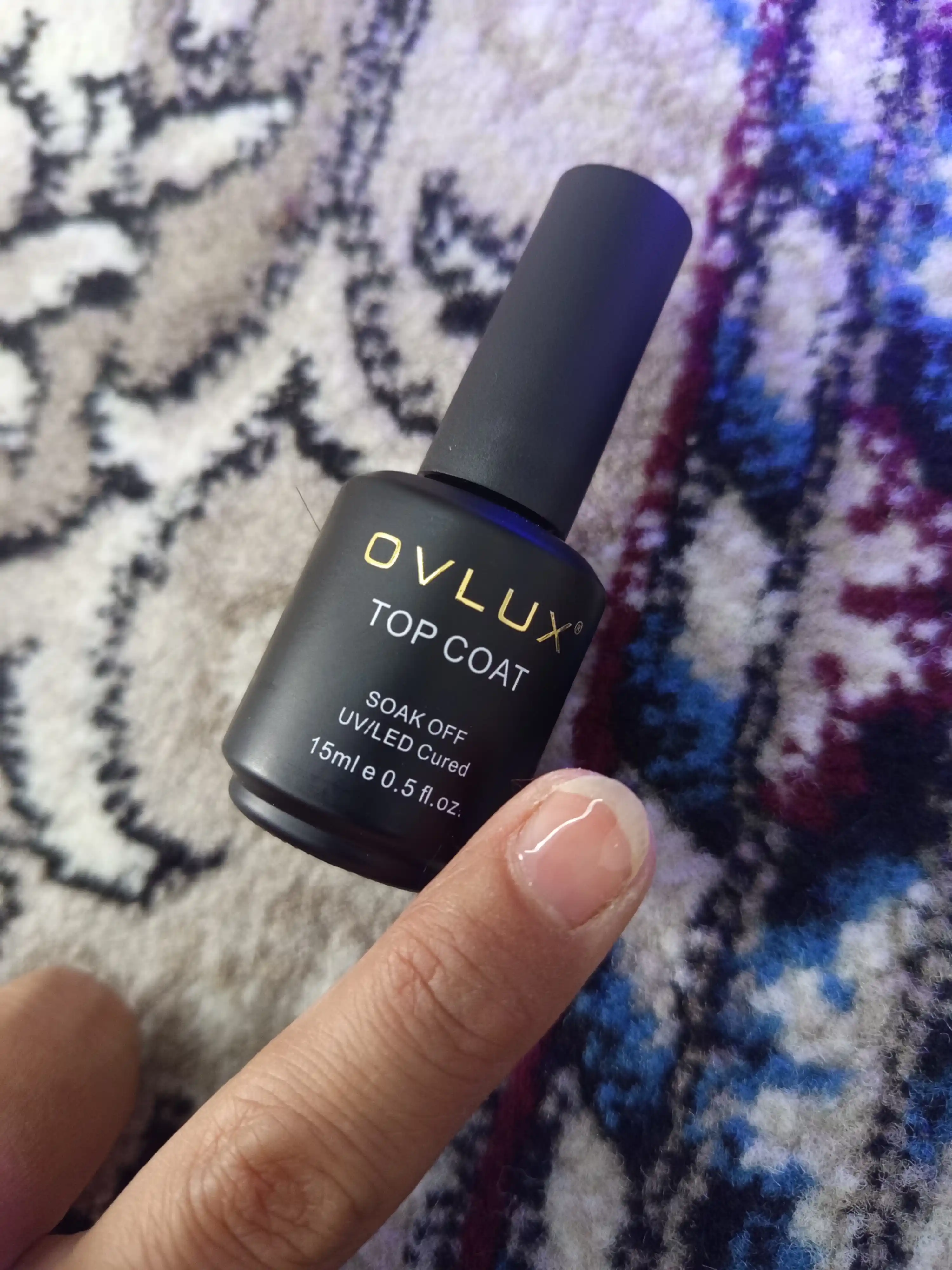 Tirnoqlar uchun baza qoplami, asos baza va rangsiz top, OVLUX, 15 ml