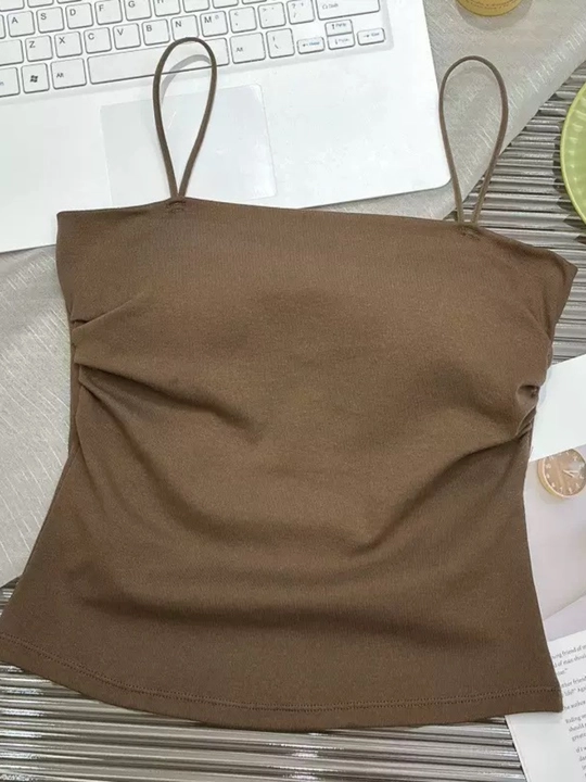 Ayollar uchun mayka top, chashka tikilgan, universal o'lcham, 40-62 kg gacha