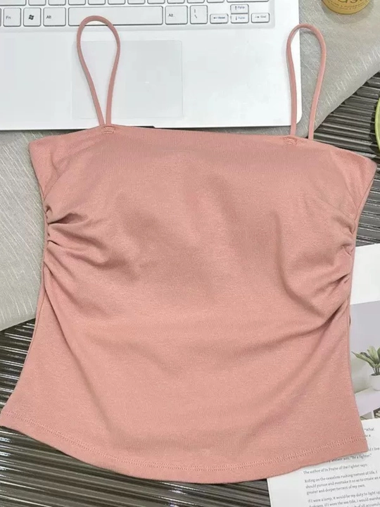 Ayollar uchun mayka top, chashka tikilgan, universal o'lcham, 40-62 kg gacha