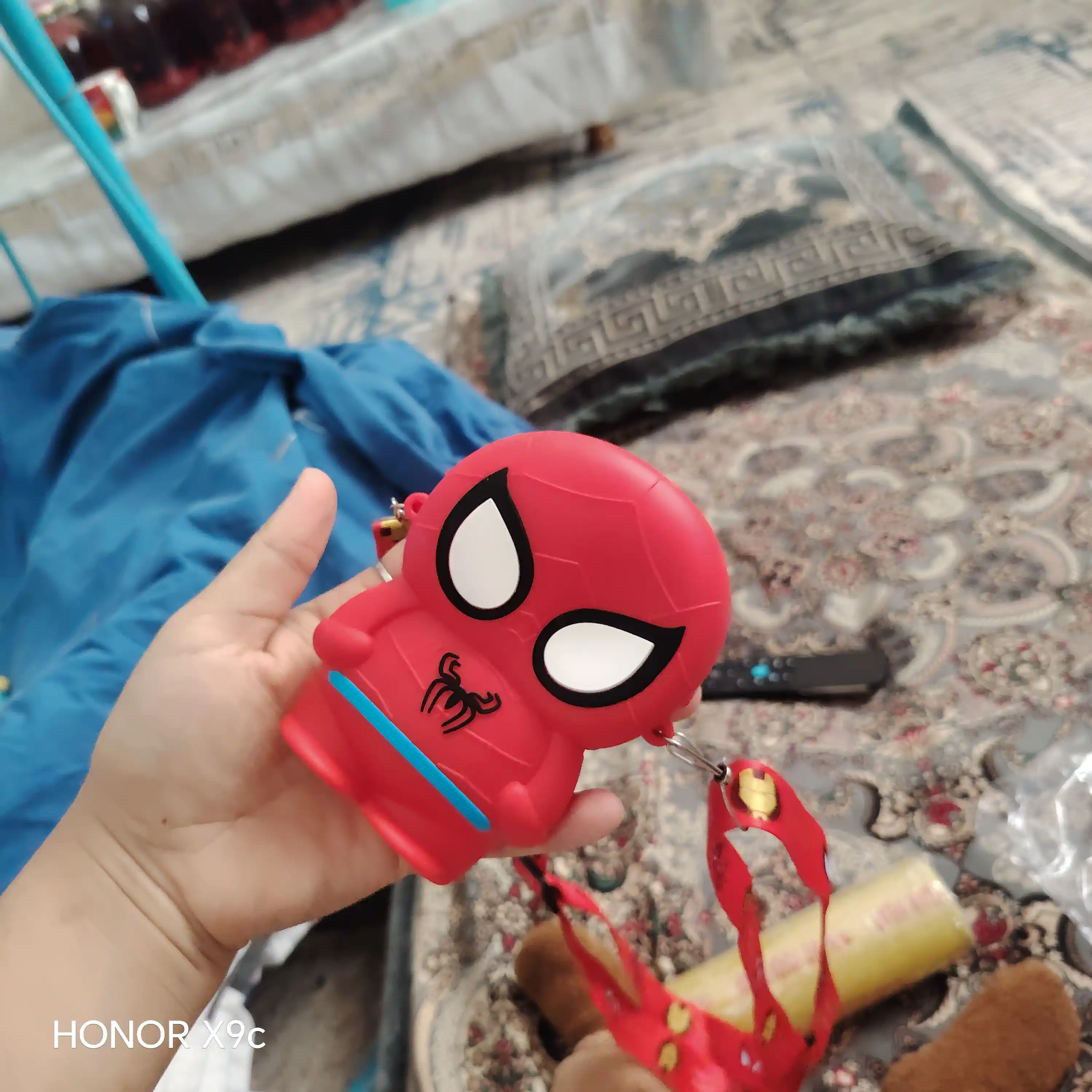 Bolalar uchun silikon sumka, Spiderman, Batman
