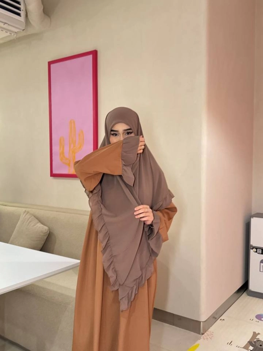Hijobli qizlar ayollar uchun abaya himara hijob koylak+ro'mol namaznik oversayz razmir