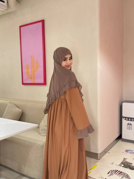 Hijobli qizlar ayollar uchun abaya himara hijob koylak+ro'mol namaznik oversayz razmir