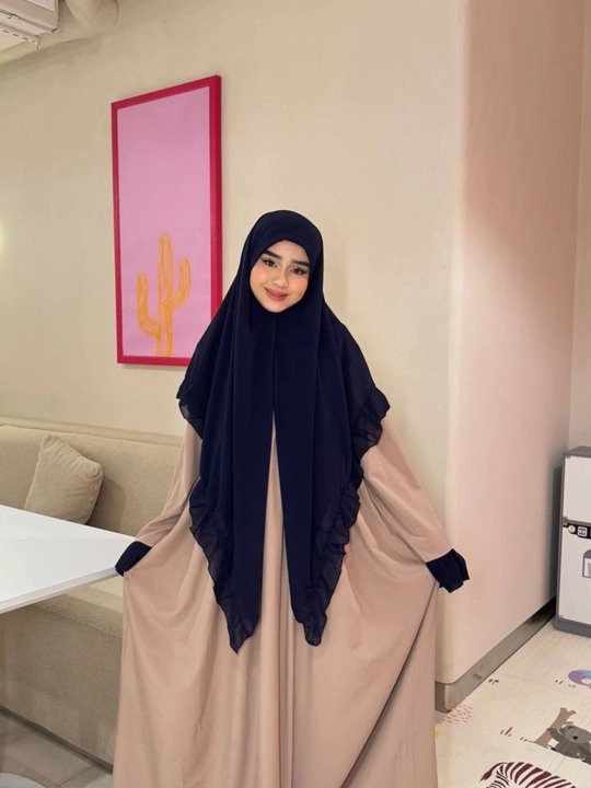 Hijobli qizlar ayollar uchun abaya himara hijob koylak+ro'mol namaznik oversayz razmir