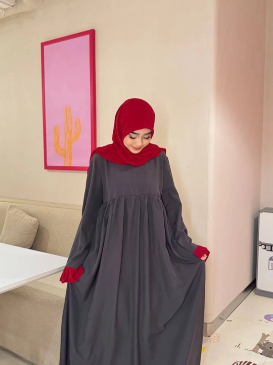 Hijobli qizlar ayollar uchun abaya himara hijob koylak+ro'mol namaznik oversayz razmir