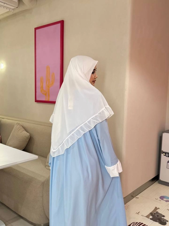 Hijobli qizlar ayollar uchun abaya himara hijob koylak+ro'mol namaznik oversayz razmir