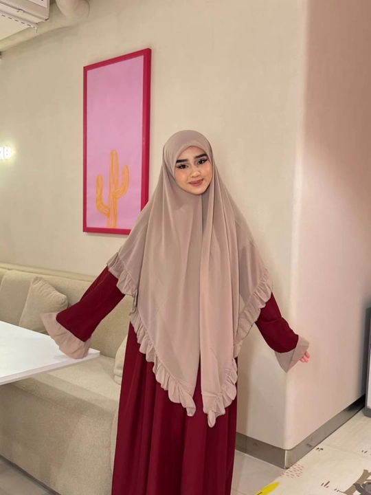 Hijobli qizlar ayollar uchun abaya himara hijob koylak+ro'mol namaznik oversayz razmir