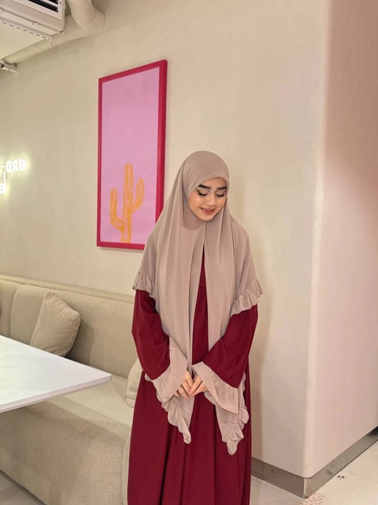 Hijobli qizlar ayollar uchun abaya himara hijob koylak+ro'mol namaznik oversayz razmir