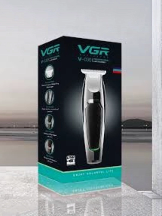 VGR V-030 zanglamaydigan po'latdan yasalgan pichoqlarga ega professional simsiz trimmer