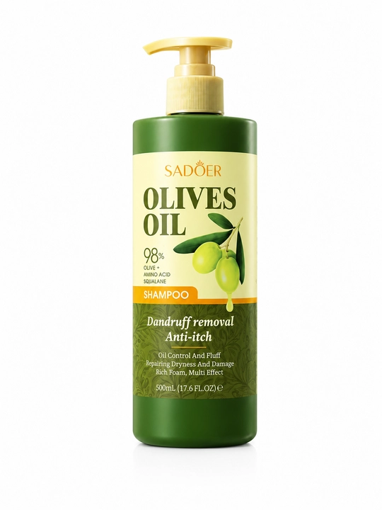 SADOER Olives Oil Shampoo – Zaytun yog'li soch shampuni, 800 ml