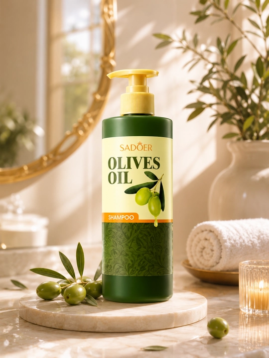 SADOER Olives Oil Shampoo – Zaytun yog'li soch shampuni, 800 ml