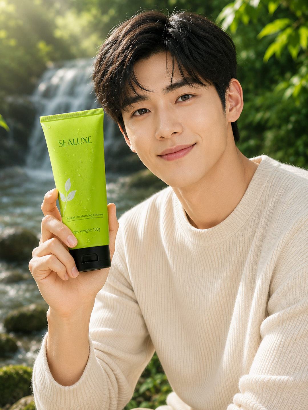 Очищающий крем для лица deep cleansing глубокое очищение, увлажнение, отбеливание, уход кожи