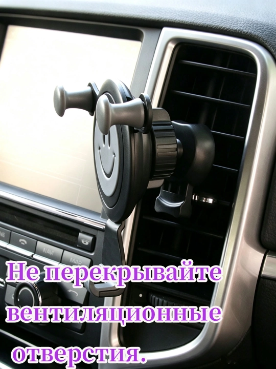 Держатель телефона в авто вентиляция гравитация навигация