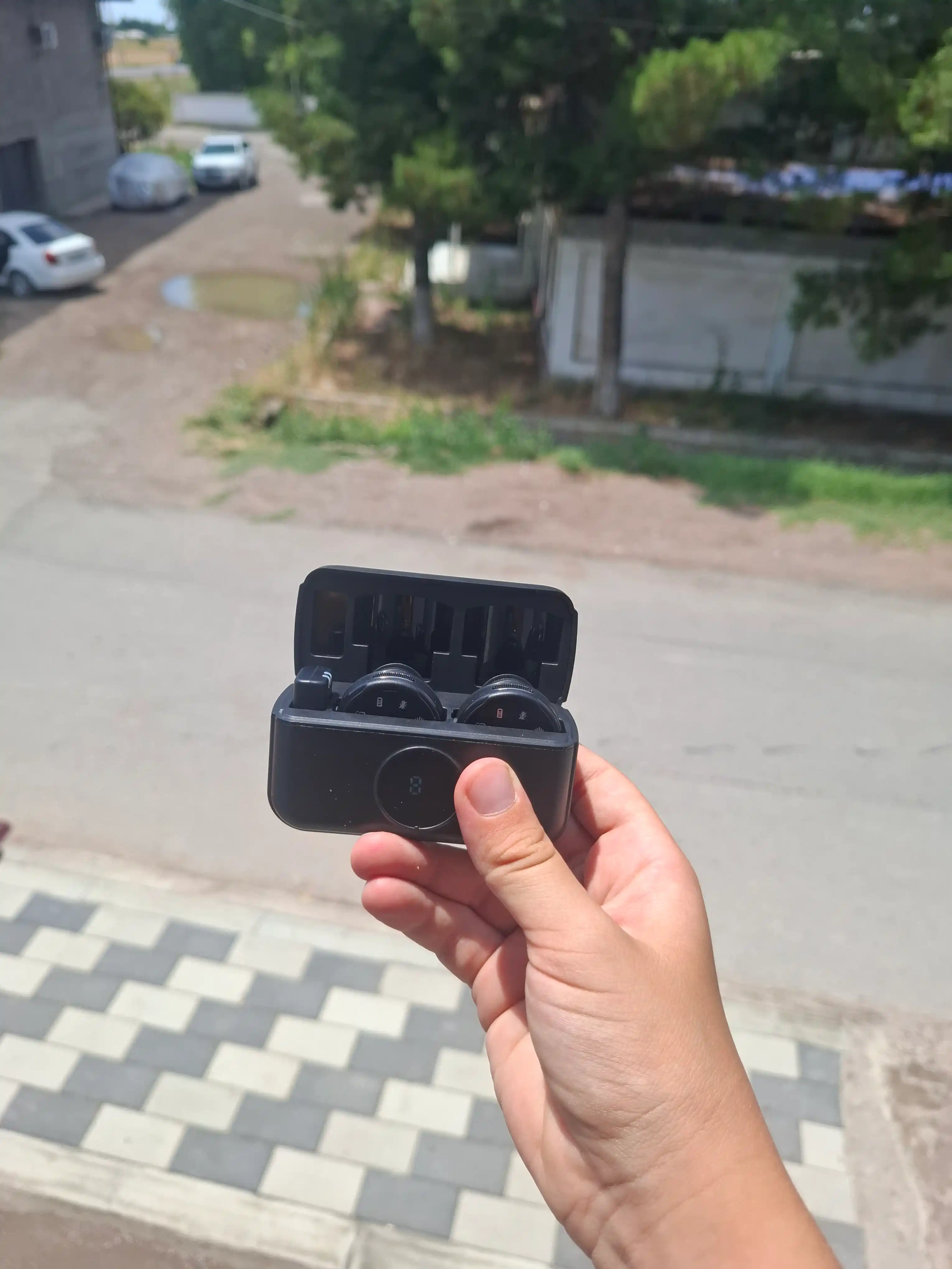 Simsiz petlichka mikrofon telefon uchun Type-C / Lightning, kontent va intervyu uchun