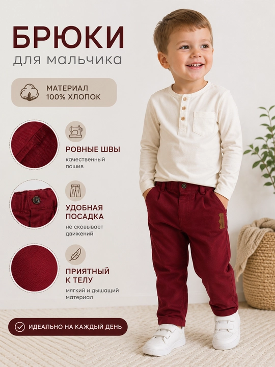 Детские джинсовые брюки, Allo&lugh, из чистого хлопка