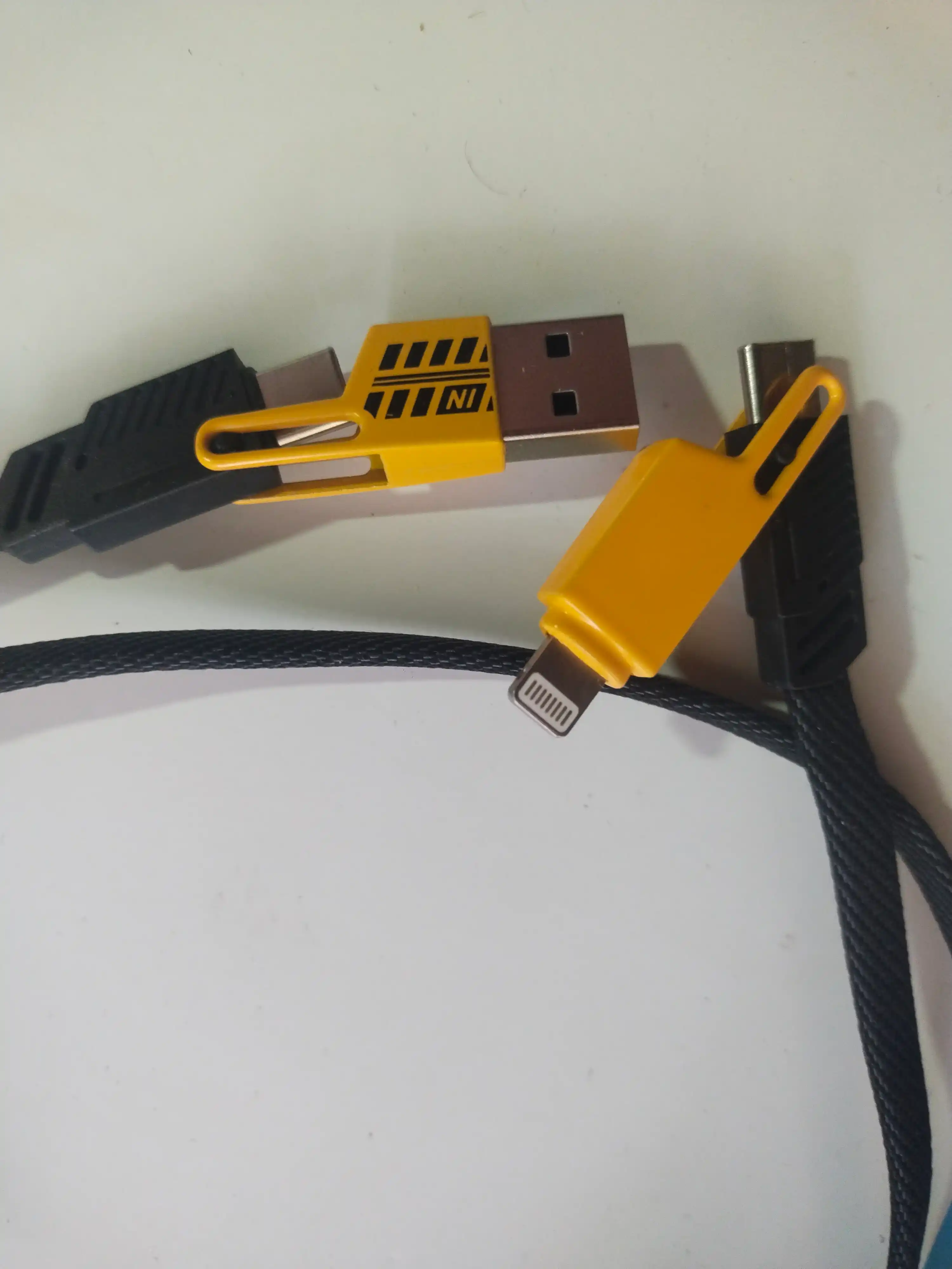 USB-кабель-трансформер, 4 в 1, Turbo, Type-C/Lightning - USB-A/Type C