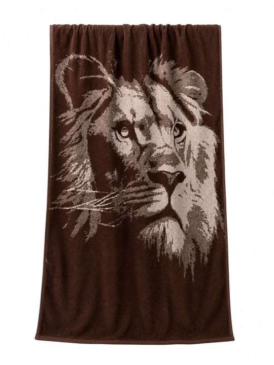 Leopard paxmoq sochig‘i, 100 x 150 sm, paxta tolali, katta, hammom uchun