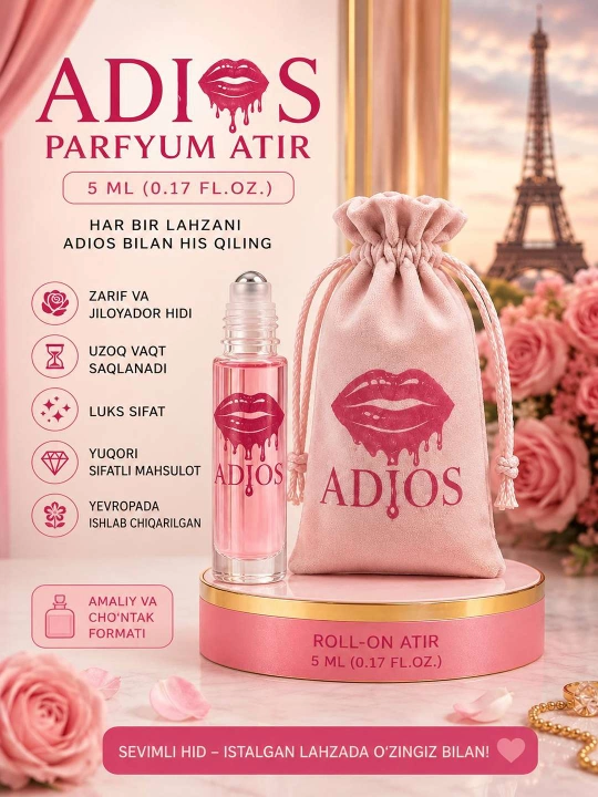 Pheromone yengicha korinishdagi ADIOS 21+ parfyumlar, 5 ml - 