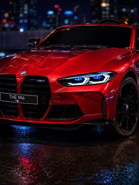 BMW M4 Bolalar Elektromobili (24V, Yumshoq O'rindiqli)