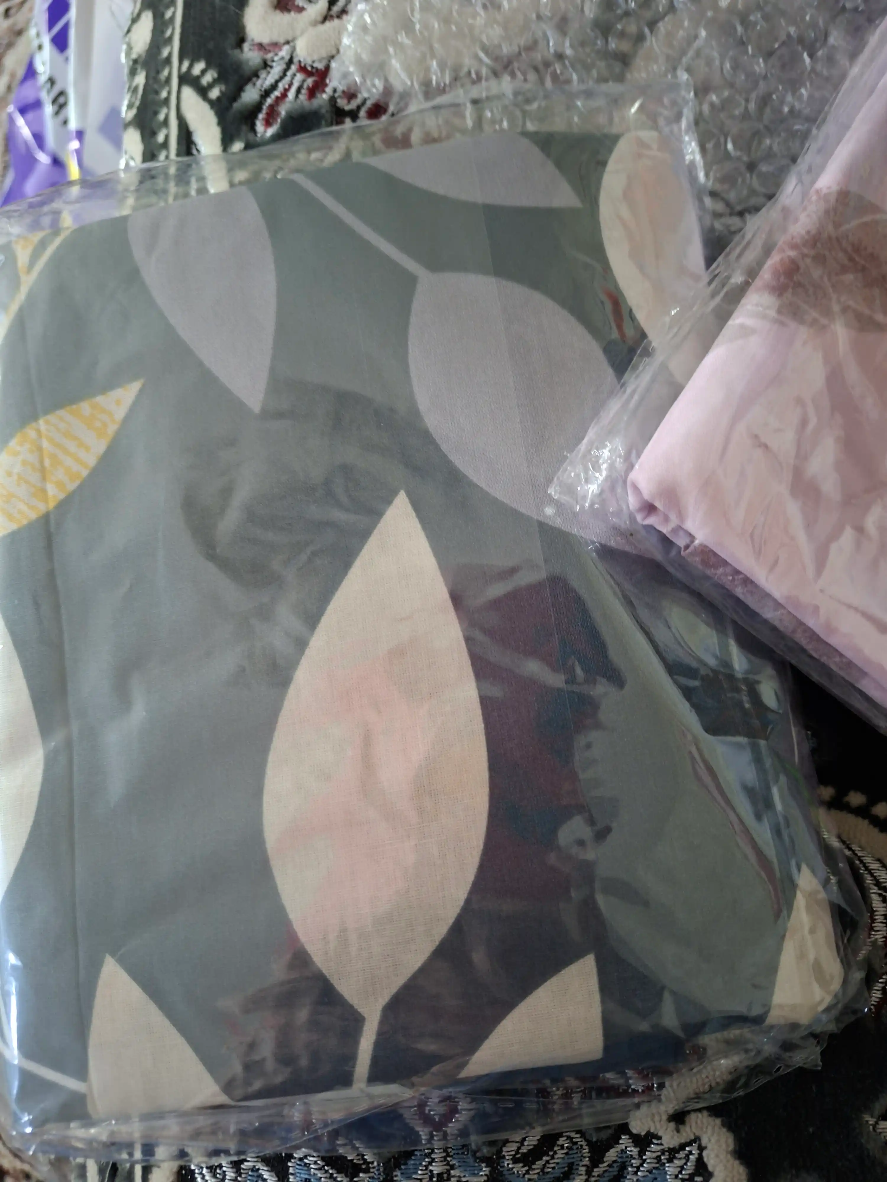 50x70 va 70x70 poplin g‘iloflar, 2 dona, paxta to‘plami