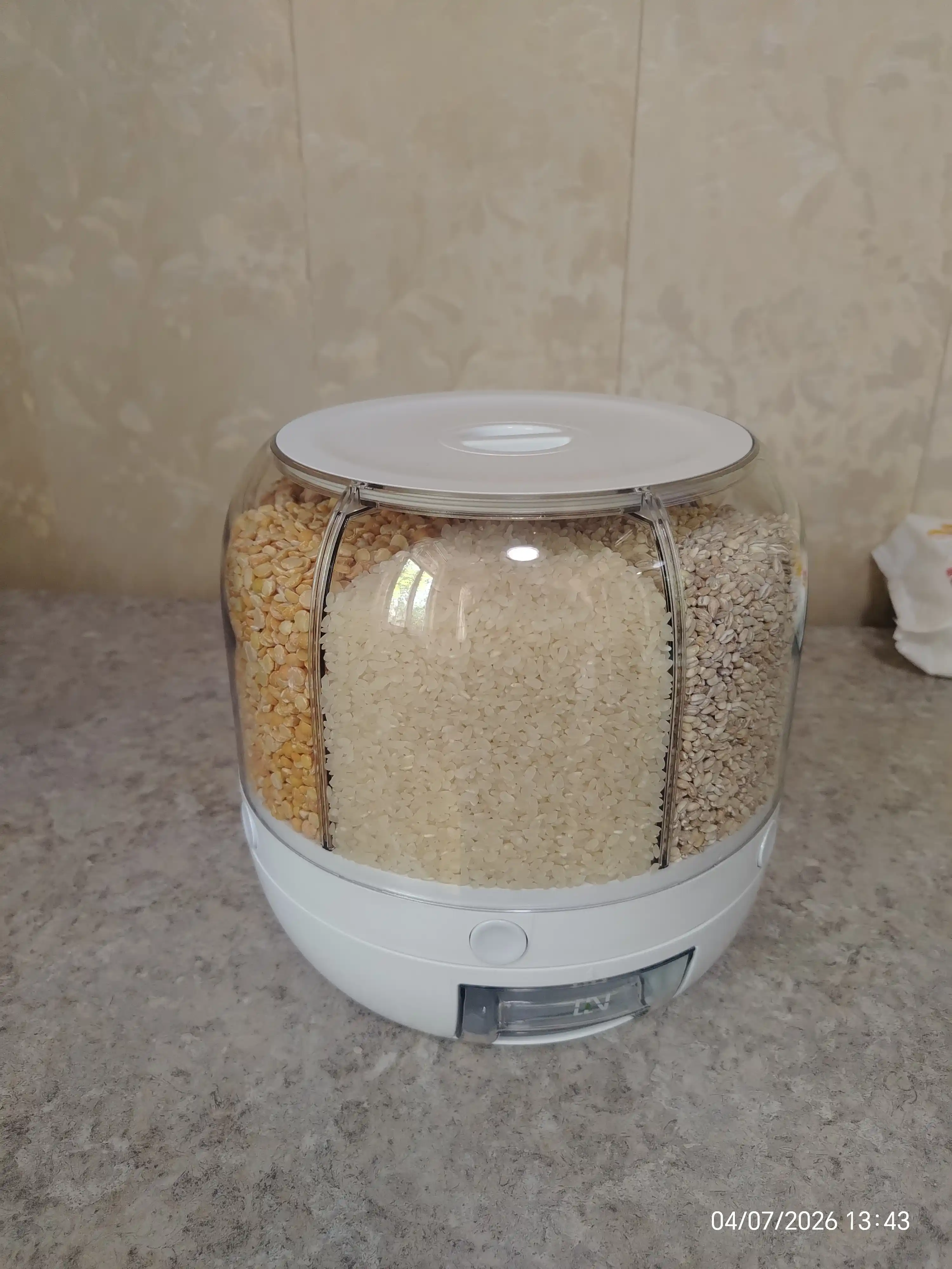 Органайзер для кухни, диспансер для сыпучих продуктов, 6 отсеков