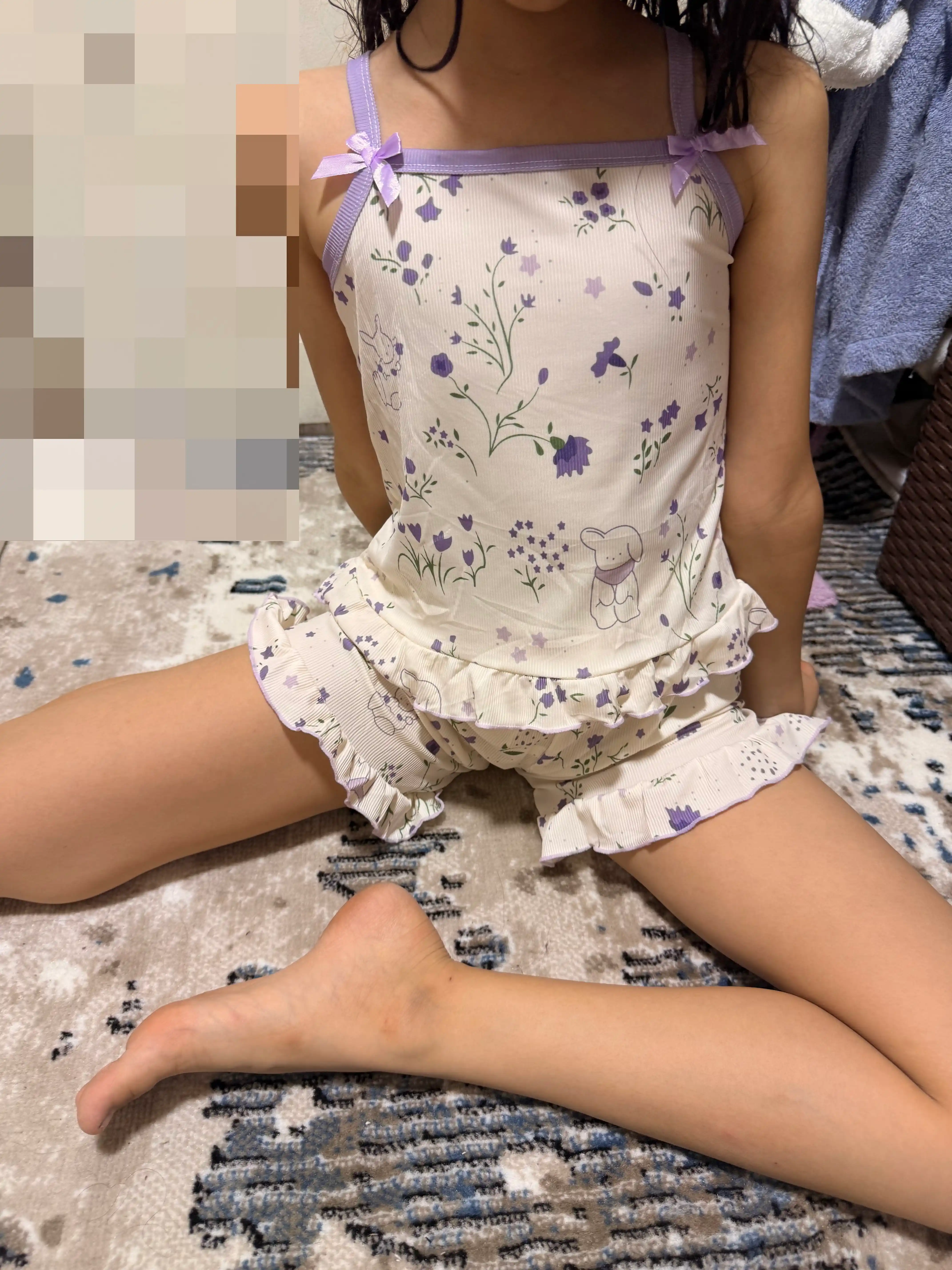 Mayka va shortik to`plami, uyda va ko`chada  kiyish uchun, 3-6 yosh