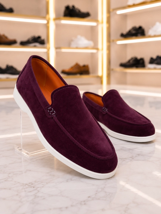 Loferlar, 100% tabiiy charm , loro piana, mokasinlar - 