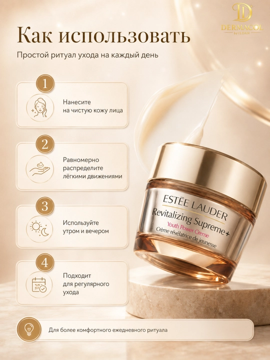 Антивозрастной крем для лица Estée Lauder Revitalizing Supreme+ Youth Power Creme, 75 мл