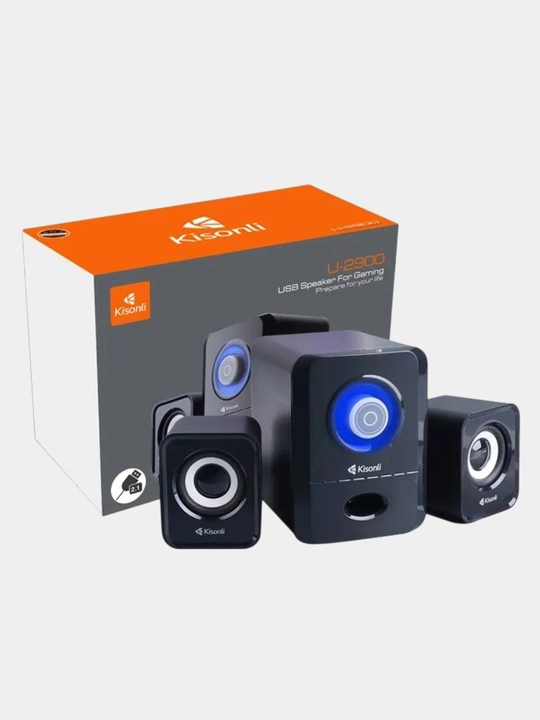 Колонка Kisonli U2900BT 2.1-канальная мультимедийная акустическая система с Bluetooth