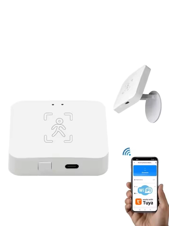 Умный датчик присутствия человека, движения и освещенности, Tuya Smart / Smart Life, WiFI
