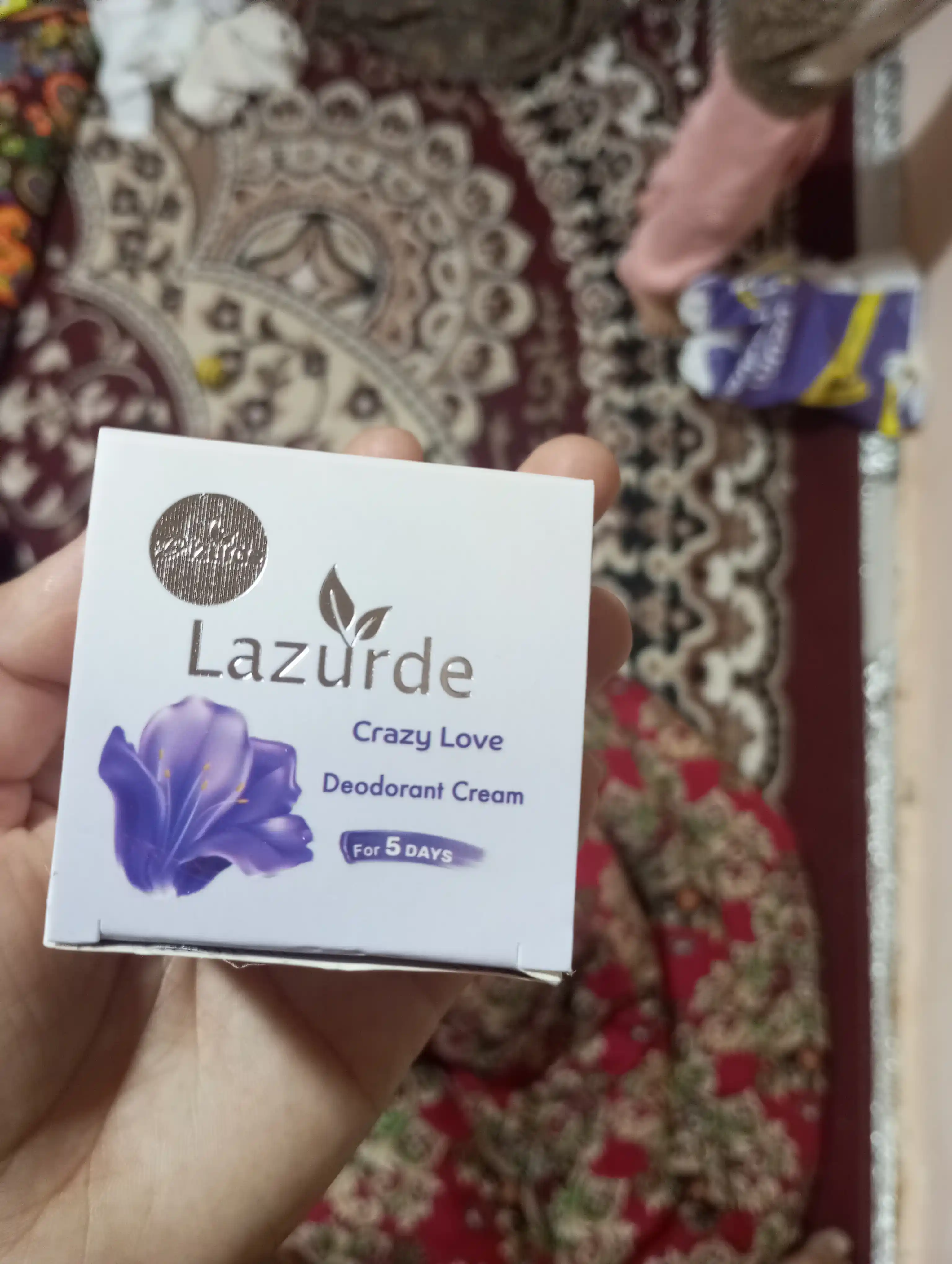 Крем-дезодорант Lazurde, для подмышек, до 5 дней свежести, универсальный аромат