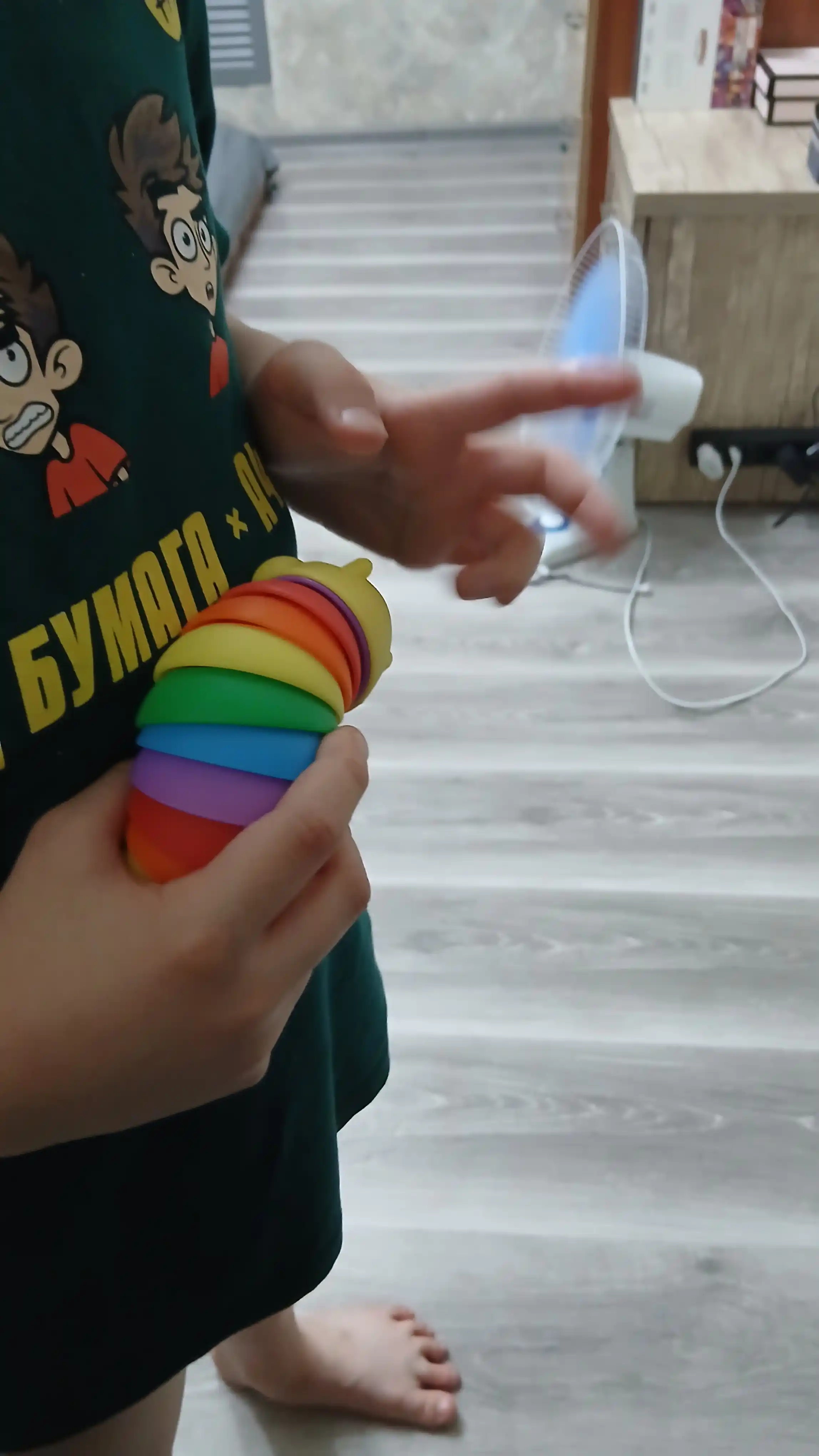 Игрушка саламандра, гусеница, слизняк антистресс