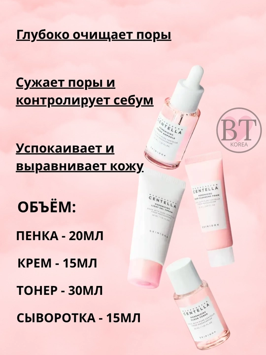 Мини наборы для ухода за кожей лица Skin 1004 Madagascar Centella Travel Kit