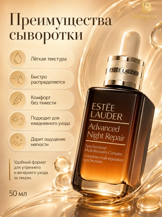 Yuz terisi uchun tiklovchi zardob Estée Lauder Advanced Night Repair, 50 ml