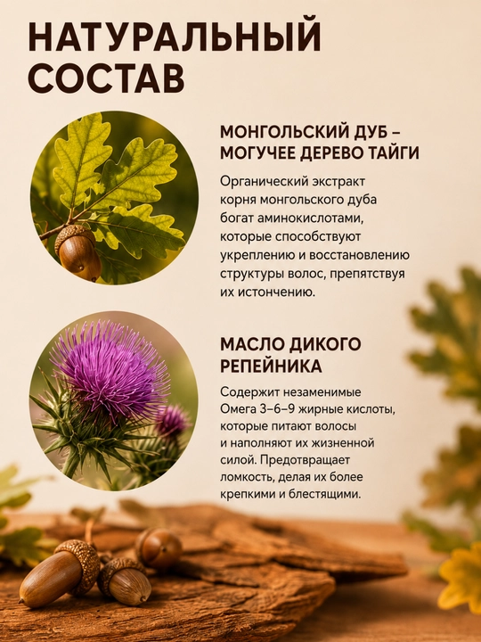 Бальзам для волос Natura Siberica, для окрашенных, сухих и поврежденных волос, 400 мл