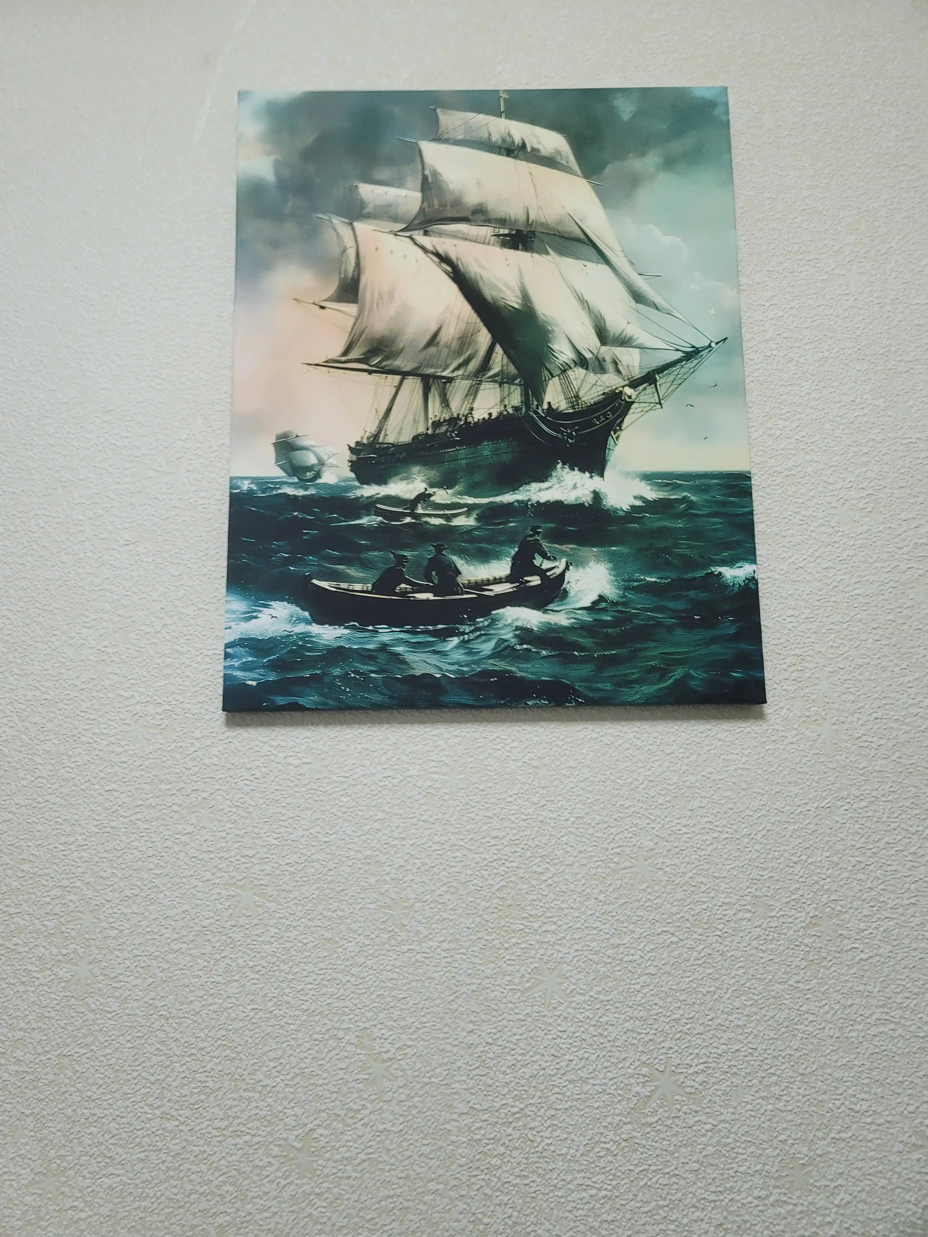 ARTERY devoridagi interyer rasmi, kanvasga bosma, ramka ostidagi poster