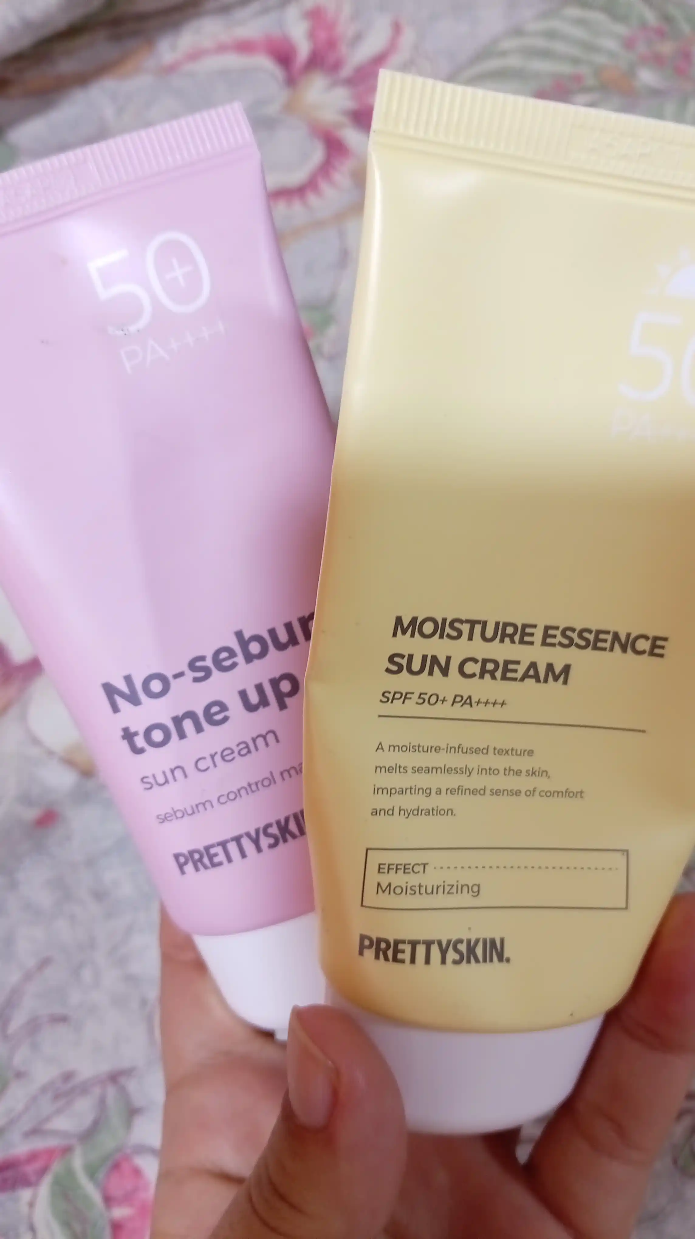 Pretty Skin Yuz uchun namlovchi, quyoshdan himoyalovchi krem SPF50+ PA++++ 4 xil, 70 ml