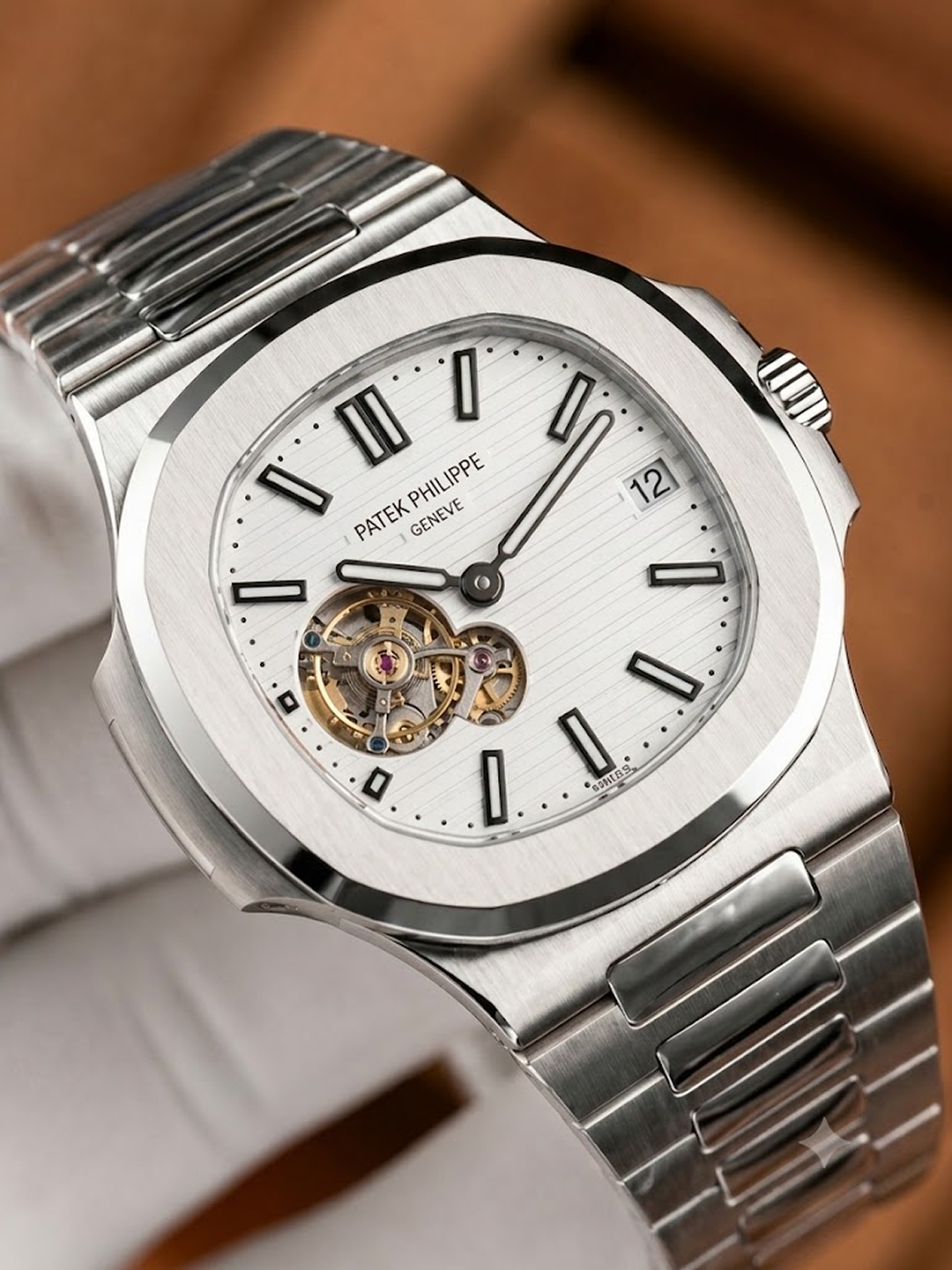 Мужские наручные часы Patek Philippe механические, дизайн подходит для любого стиля - 