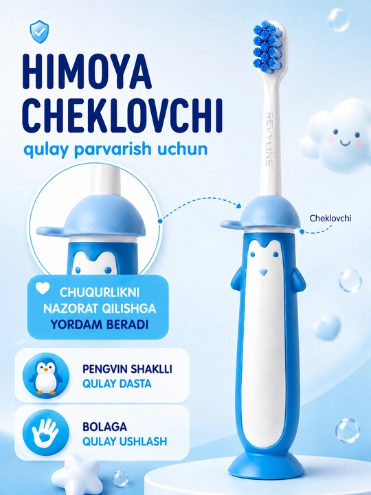 Детская зубная щетка Revyline 0+, мягкая, для новорожденных и малышей