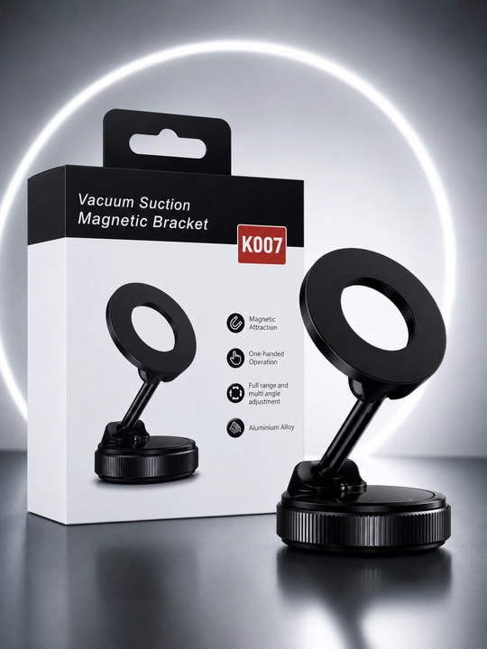 Avtomobil uchun K007-magnit vakuumli telefon ushlagichi Magsafe bilan, 360 darajali