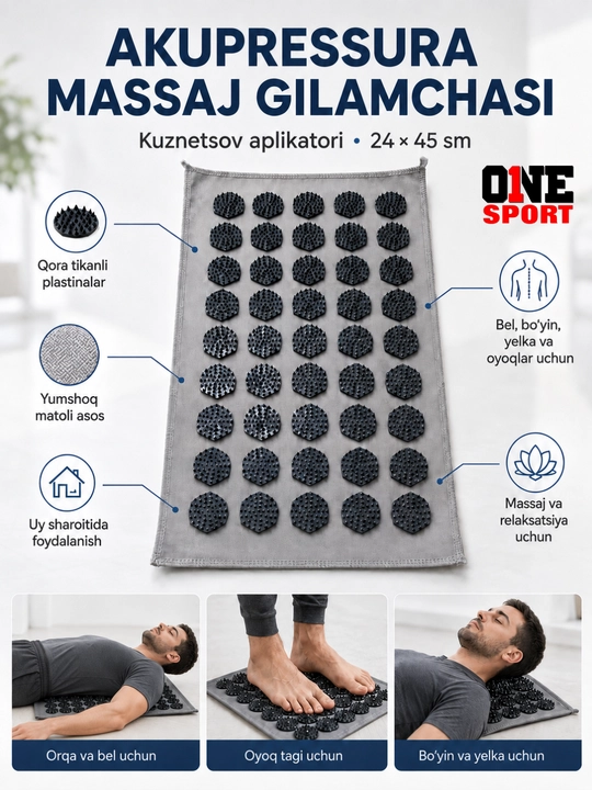 Massaj gilamchasi, Kuznetsov applikatori, ignali massaj moslamasi - 