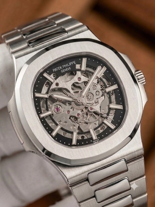Мужские наручные часы Patek Philippe механические, дизайн подходит для любого стиля - 